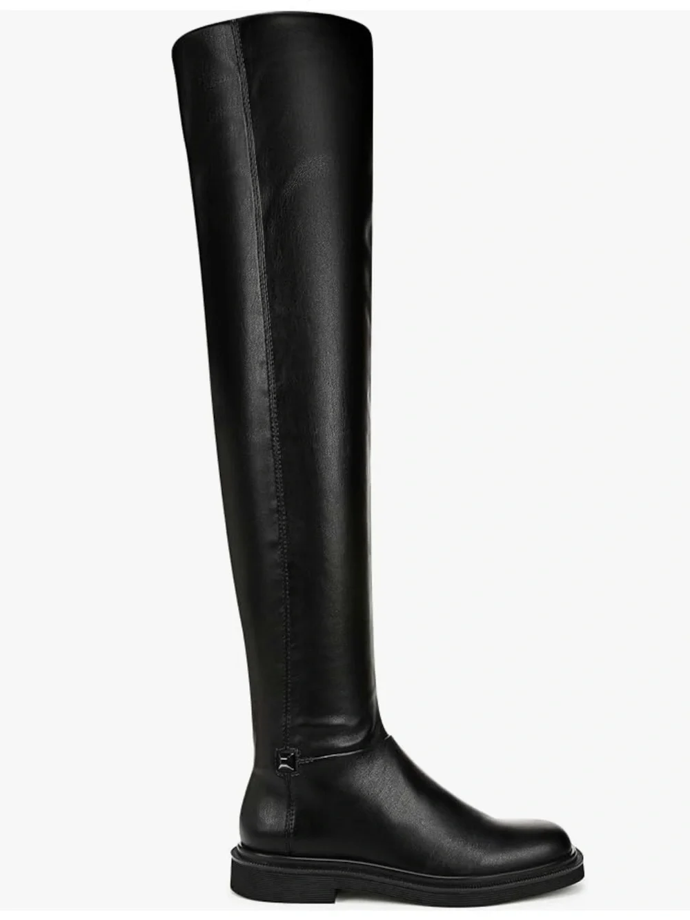 Franco Sarto Women’s Black Over-the-Knee Leather Boots